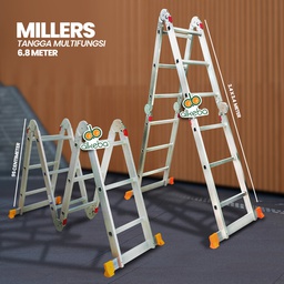 TANGGA LIPAT MULTIFUNGSI 4X6 M MILLERS